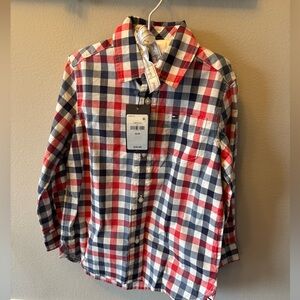 Tommy Hilfiger Cotton Button Down Shirt (XS) 4-5